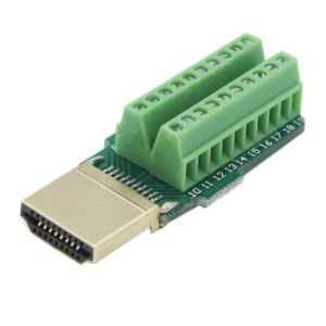Quality HDMI Male Jack to Screw Terminal Block Breakout Board Adapter for sale