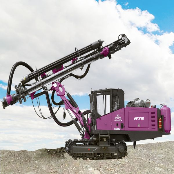 Hydraulic DTH Drilling Rig Rotary Blast Hole Deep 60m Crawler Mining Drilling Equipment