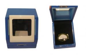 China Wood Gift Boxes, Wooden Keepsake Storage Box With Glass Window For Bracelet / Bangle on sale