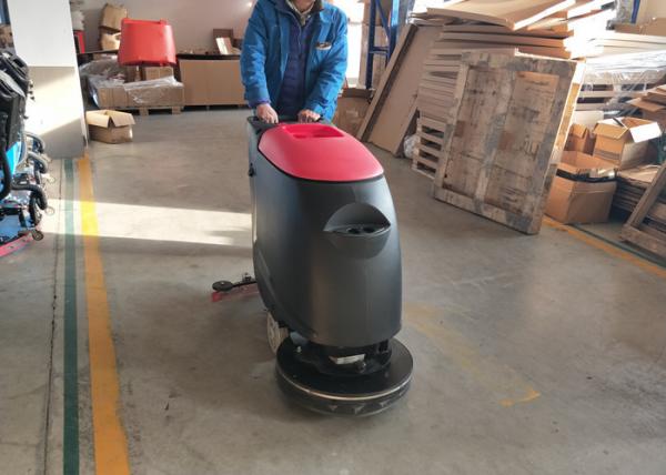 Buy Safety Seats Industrial Floor Cleaning Machines For Workshop / Automatic Floor Scrubber at wholesale prices