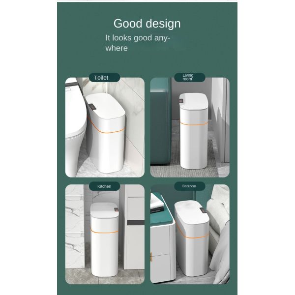 Plastic Trash Can Manufacturer's New Electric Intelligent Automatic Sensor Touchless Smart Trash Can
