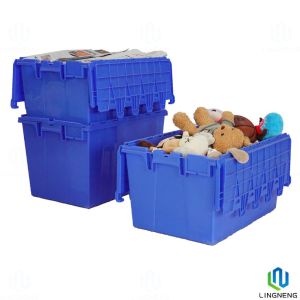 Nestable Stackable Heavy Duty Reusable Plastic Shipping Totes Containers With
