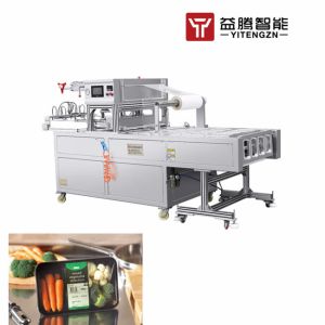 Buy cheap 3.5KW Carbon Dioxide Plastic Thali Packing Machine For Supermarket from wholesalers