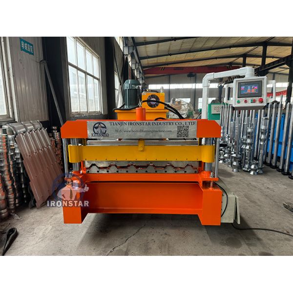 980 roof sheet roll forming machine in Brazil 980 roofing sheet roll forming machine | metal roof roll forming machine |