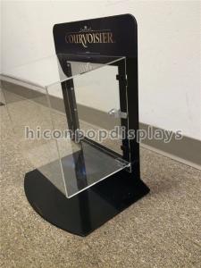 China Metal Acrylic Retail Accessories Display Countertop Jewelry Display Case With Lock on sale