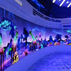 110V-250V Interactive Wall Projection Immersive For Exhibition Hall