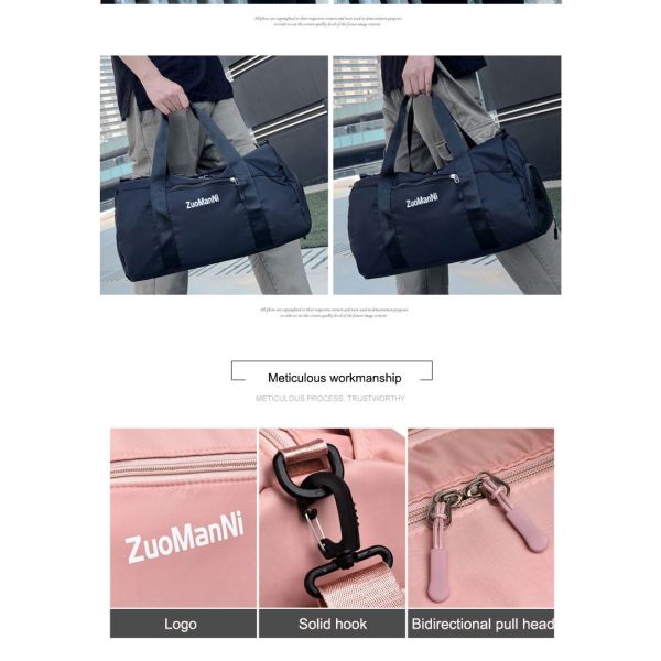 Ultimate Weekend Gym Bag Sports Duffle Bag With Shoe Compartment Wet Pocket