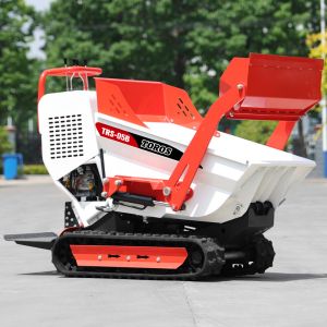Quality 500-800KG Self Loading Gasoline Mini Dumper Small Turning Radius for sale