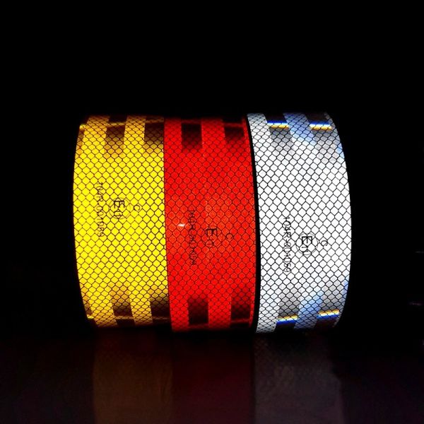 Hi Viz High Brightness Retro Reflective Tape Roll Conspicuity Markings