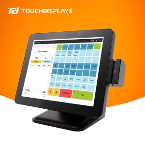 Quality Cashier Machine POS System 15 Inch 1024x768 Optimal Resolution for sale