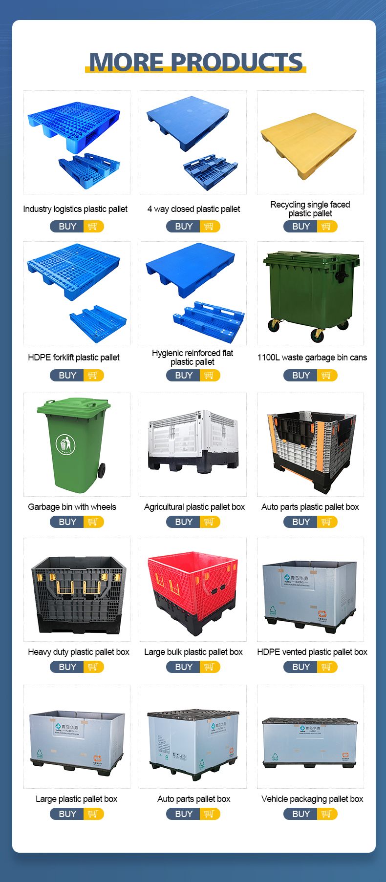 Large Foldable honeycomb sleeve Solid Plastic Pallet Box for Auto Parts