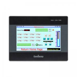 China Coolmay MT Series LED 4 Wire Resistive Industrial HMI Panel Touch Screen 1 RS232 1 RS485 on sale