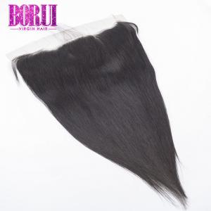 Quality 13*4 Straight Brazilian Human Hair Lace Frontal With Swiss Lace Baby Hair for sale