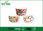 Offset Printing Paper Ice Cream Cups / Cold Beverage disposable ice cream cups