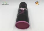Black Cardboard 4" Diameter Paper Cylinder Container For Candy , Jewelry ,