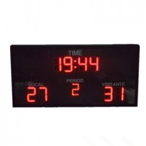 Quality Multi Color Basketball Timer And Scoreboard With Buzzer Hanging / Mounting Installation for sale