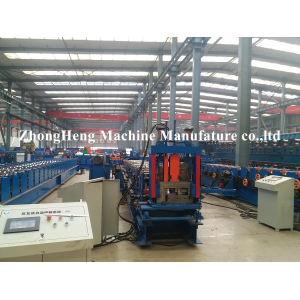 Automatic Cutting C Channel Roll Forming Machine With Non Change Shearing Device