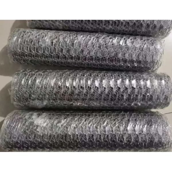 Galvanized Vinyl Coated Hex Wire Fencing Poultry Netting 1/2"