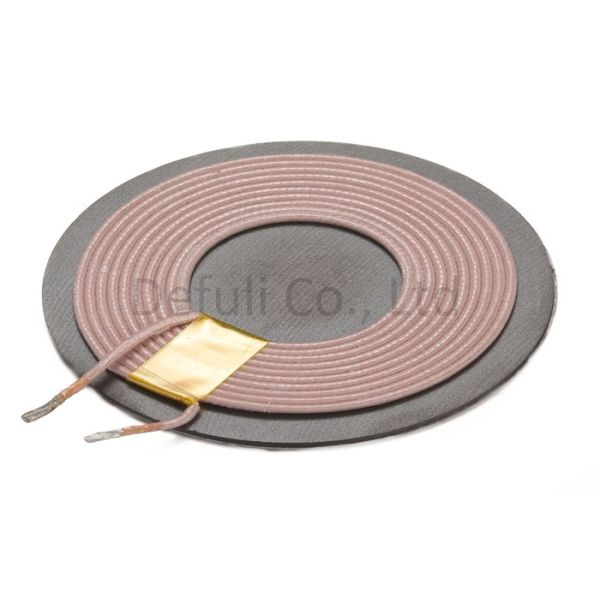 Electrical Flat Copper Air Core Coil For Wireless Charging , Professional Custom