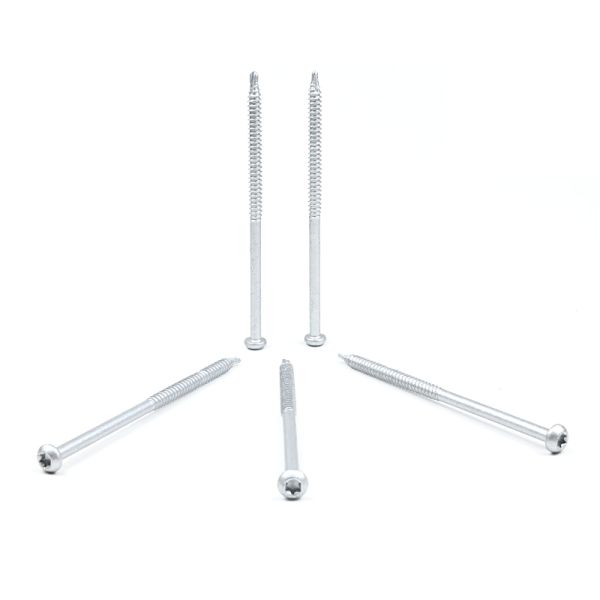 St6.3*125mm Bimetal Galvanised Pan Head Torx Self Drilling Screws Customized Support