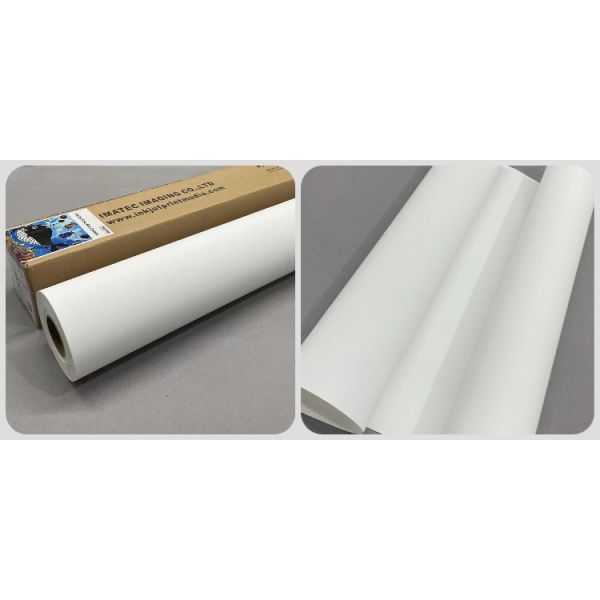 280gsm Matte Polyester Inkjet Canvas Roll for Eco Solvent / Latex / UV Printing