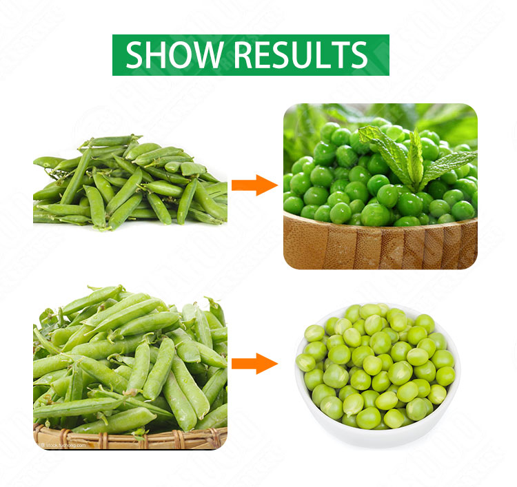 50KG/H Pea Sheller Machine Pea Skin Removing Soybeans Huller Equipment