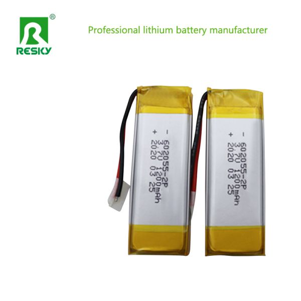 Custom Lipo Battery Pack 602055 3.7V 2P 600mAh 1200mAh For Medical Device