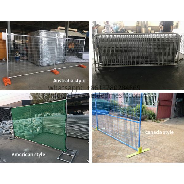 2.4x2.1m Australia HDG Temporary Fence Panel ASTM A392 06 Standards