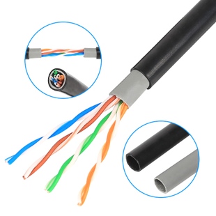 Sftp 4 Twisted Pairs Cat 7 Network Cable With Aluminum Foil , 23awg Lszh cat7 network cable