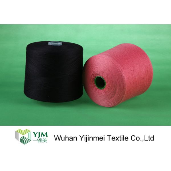 50/3 Bright Ring Spun Polyester Thread On Dyed Tube / Cylinders Shaped Cone