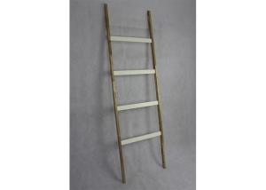 Quality Nature Color And Beige 50cm Wide Knock Down Bamboo Bathroom Shelf for sale