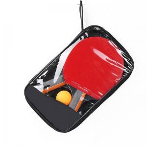Quality Poplar Plywood Table Tennis Set 2 Bat 3 Ball Reversed Sponge Concave Handle Kit for sale