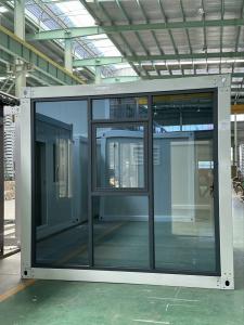 Quality Solid And Beautiful Container House Curtain Wall Glass For Street Shops / Offices for sale