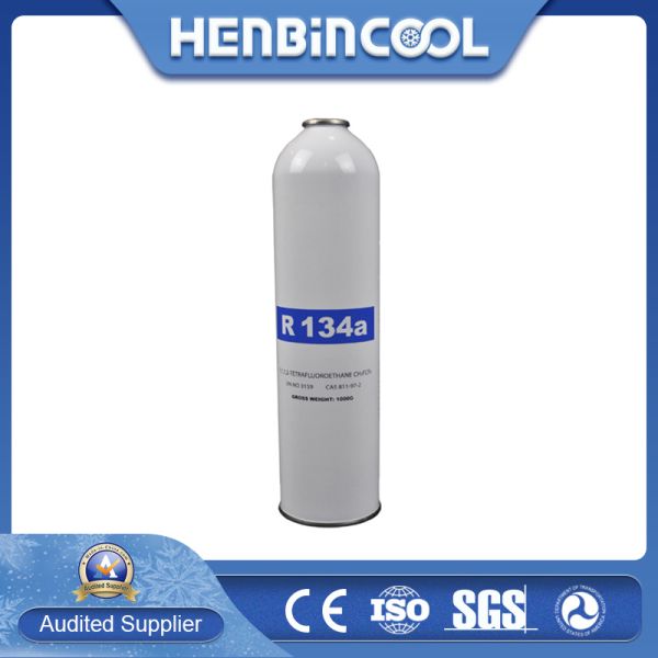 Colorless 1kg R134A Refrigerant Two Slices Can For Car AC