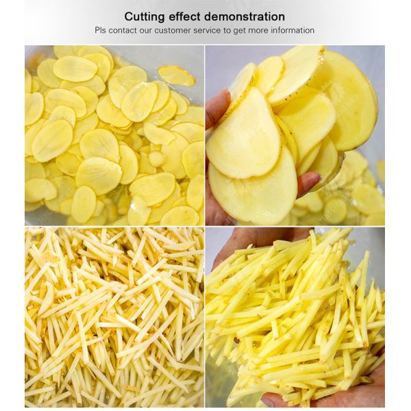 Shredding and Slicing Machine Potatoes and round tuber crops Carrots and longitudinal root vegetables Potato Carrot radish Taro Sweet potato Yam