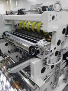 Quality Multi Functional 120mm Automatic Roll Slitter Servo Motor Driven Paper Slitter Rewinder Machine for sale