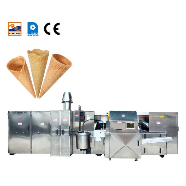 1.5hp 7kg / Hour Sugar Cone Production Line Food Making Machine