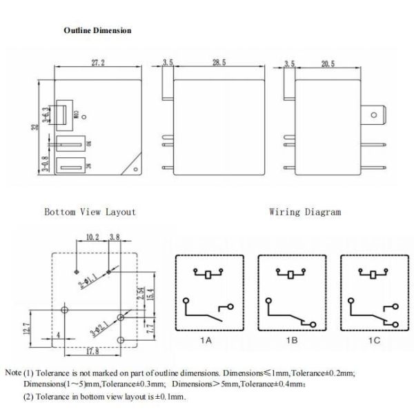 Sealed 12 Volt 30A Power Relay SPDT 2.5KV NB901E-12S-S-C For EV Charger Station