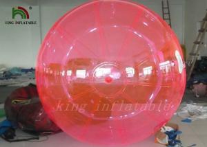 China Good Quality Red PVC / TPU 2m Inflatable Water Ball YKK Zipper From Japan on sale