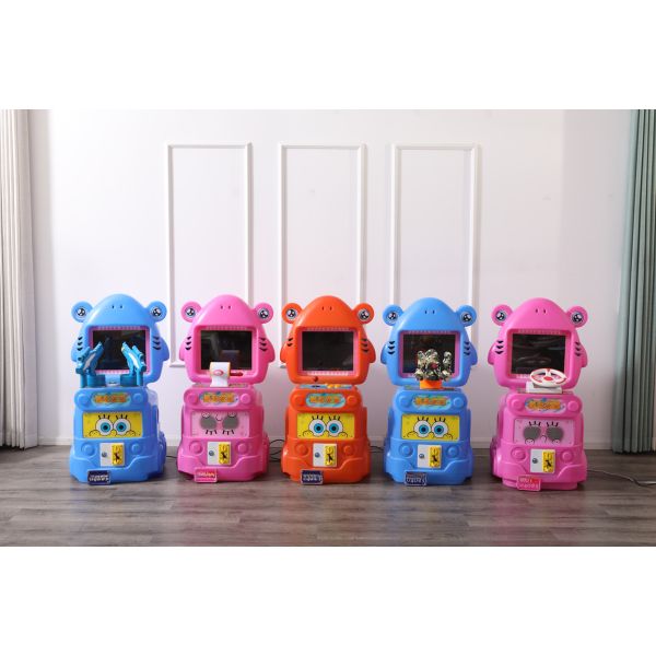 Original design and popular shark single kids go fishing arcade game machine