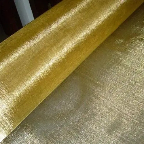 Custom Brass Woven Wire Mesh 6-200 Mesh for Industrial Filters