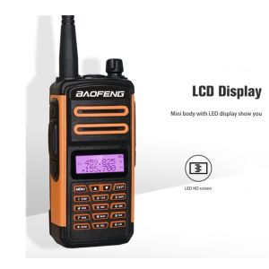 Quality Handheld Dual Band Two Way Radio With LED Flashlight for sale