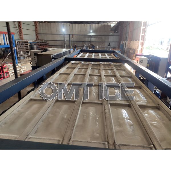 Hygienic Stainless Steel Commercial Ice Block Making Machine Automated