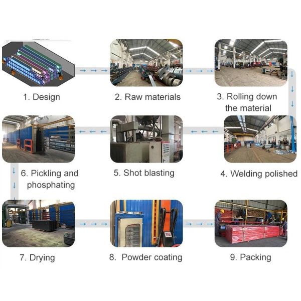 Warehouse Heavy Duty Cantilever Storage Racks Adjustable Cantilever Shelf 300–800kg/Arm