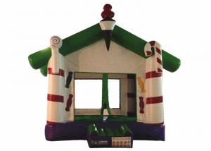 China Simple Inflatable Ice Cream Bouncer / Inflatable Candy Bouncer House With Roof on sale