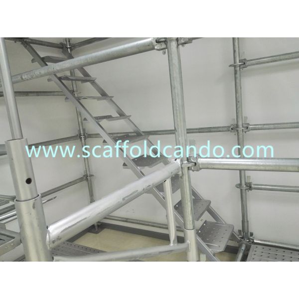 Scaffolding manufacturer supplying 450*2677mm 9 steps scaffolding galvanized