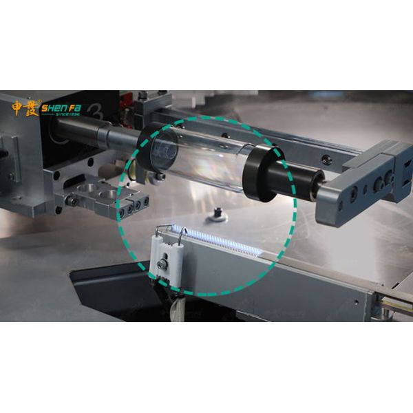 Full Servo 3-color Silk Screen Printing Machine With Vision Camera Orientation For Transparent round Bottle SF-MP310