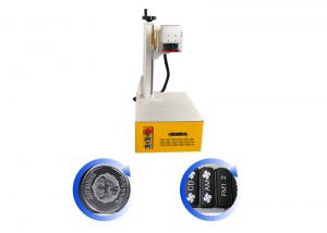 Quality Yellow Mini Portable UV Laser Marking Machine 5W For Marking EVA And Placstic for sale