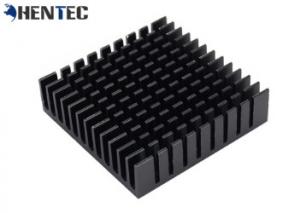 Quality 6063 Black Anodized Aluminum Heat Sink Extrusion Profiles With CNC Machining for sale