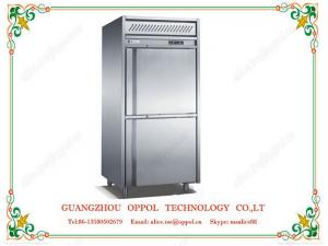 Quality OP-500 Restaurant Kitchen Fridge Freestanding Refrigerator Double Door Freezer for sale